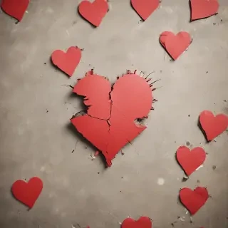 backgrounds broken heart