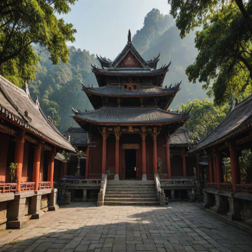 temple background