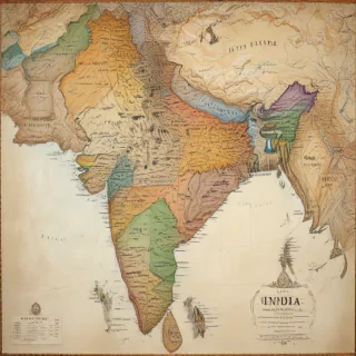 map of india