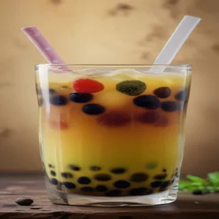 boba tea background