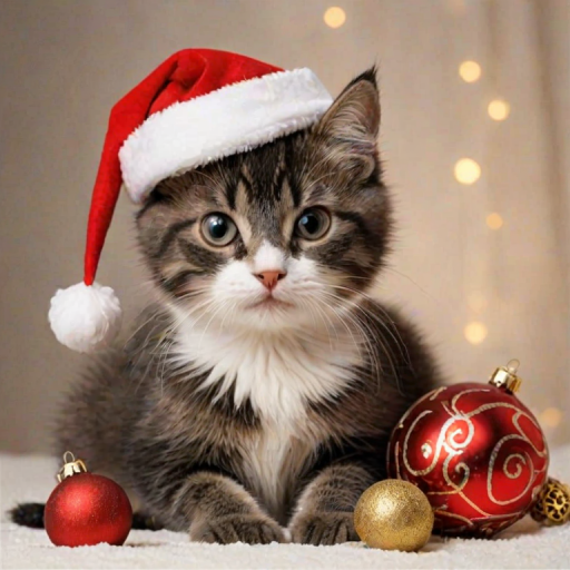 merry christmas cats images