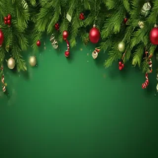 green christmas background