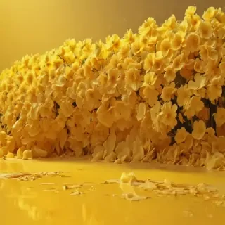 yellow aesthetic background