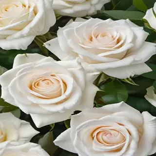 white roses png