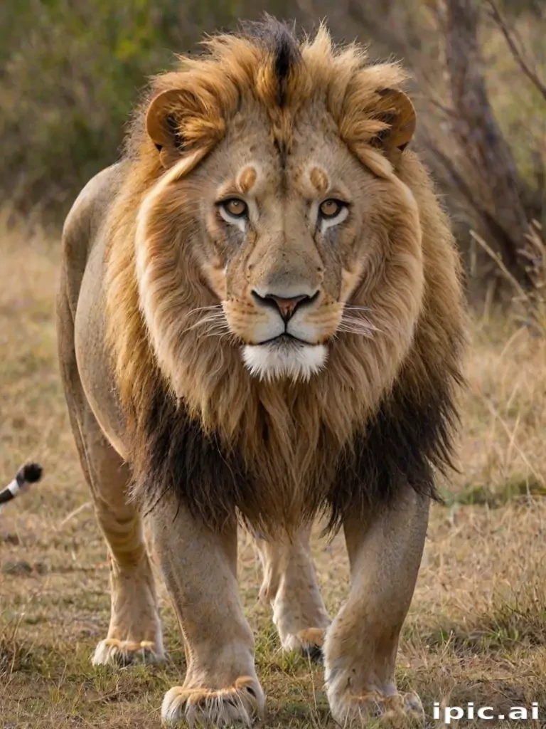 transparent lion