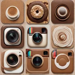 aesthetic instagram highlight covers brown
