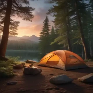 camping background
