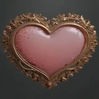 heart border png aesthetic