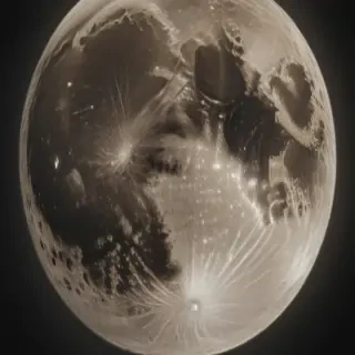 moon frawing