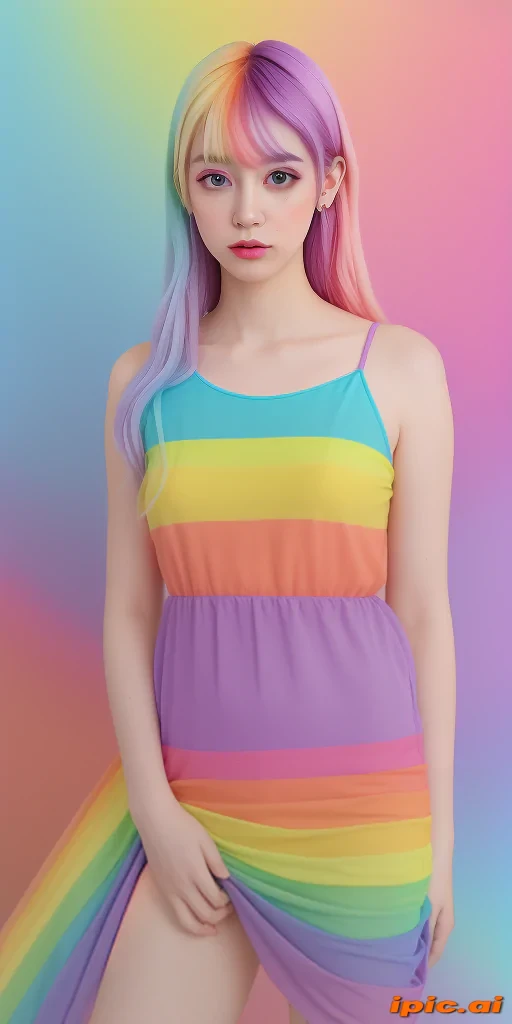 pastel rainbow bg