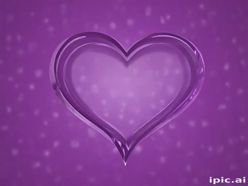 heart purple wallpaper