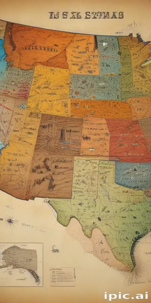 map of usa states
