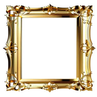 transparent gold frame