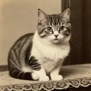 vintage pictures of cats