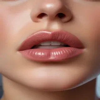 transparent lips