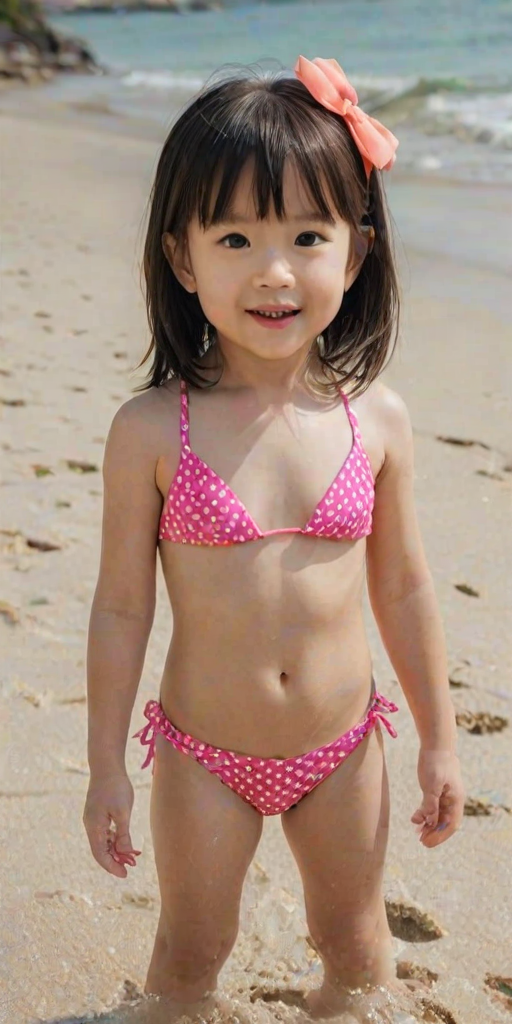 ai little girl in bikini