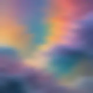 rainbow pastel