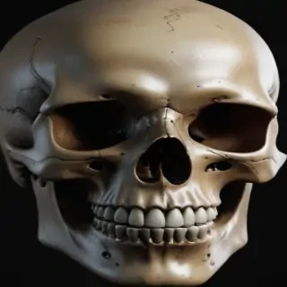 skull face png