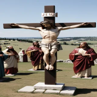 images of jesus on the cross