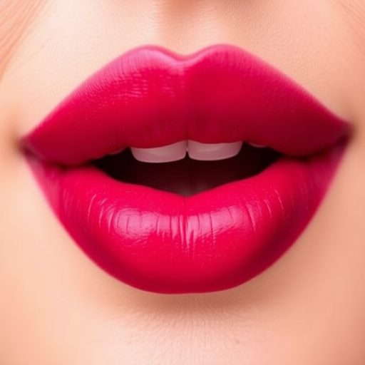 Ombre Berry Bliss lip color gradates from a deep berry at the outer edges to a lighter raspberry in the center, creating depth and dimension for a unique pout