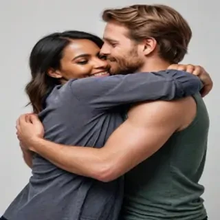 hugging png