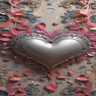 wallpaper 3d heart