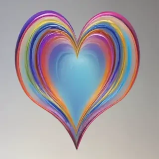 rainbow heart png