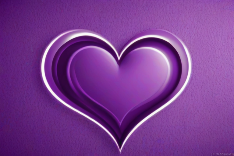 heart purple wallpaper