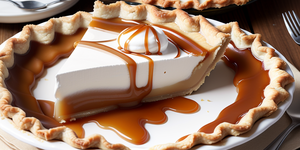 caramel pie with sweet condensed milk