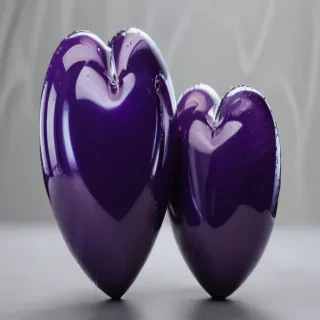 aesthetic purple heart