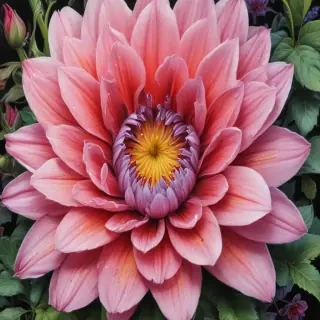 colourful flower drawing