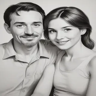 drawings of family