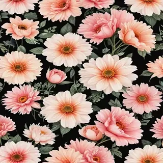 aesthetic flowers transparent background