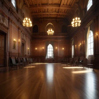 court room background
