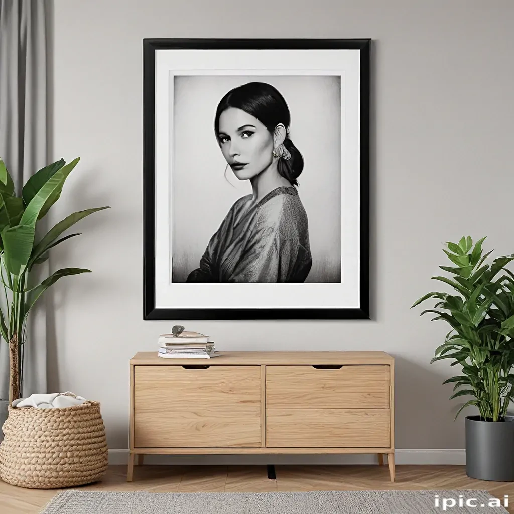 framed art mockup