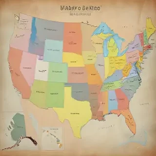 map of the usa states