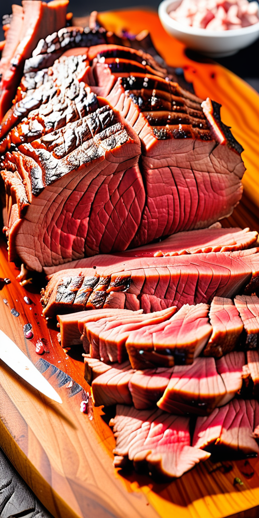 how much protein is in brisket