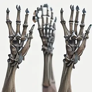 skeleton hands png