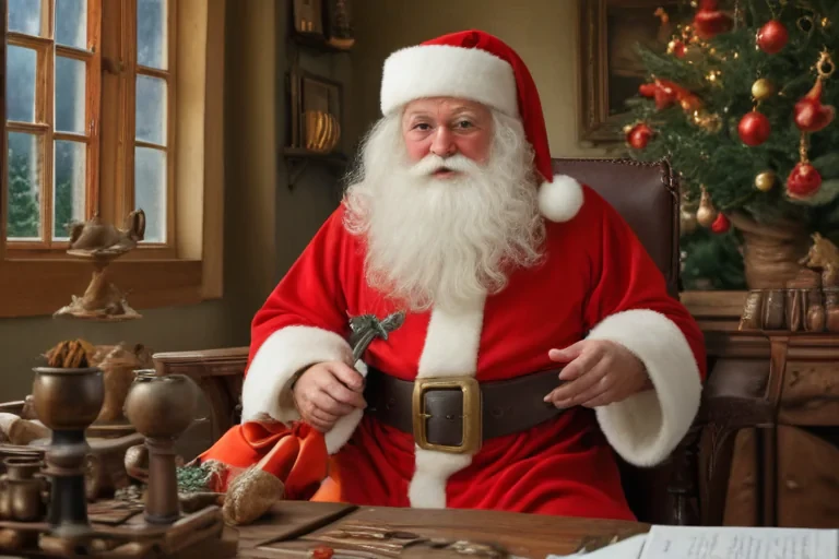 images of vintage santa