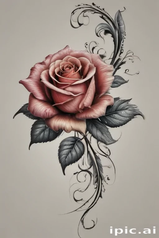 rose tattoo png