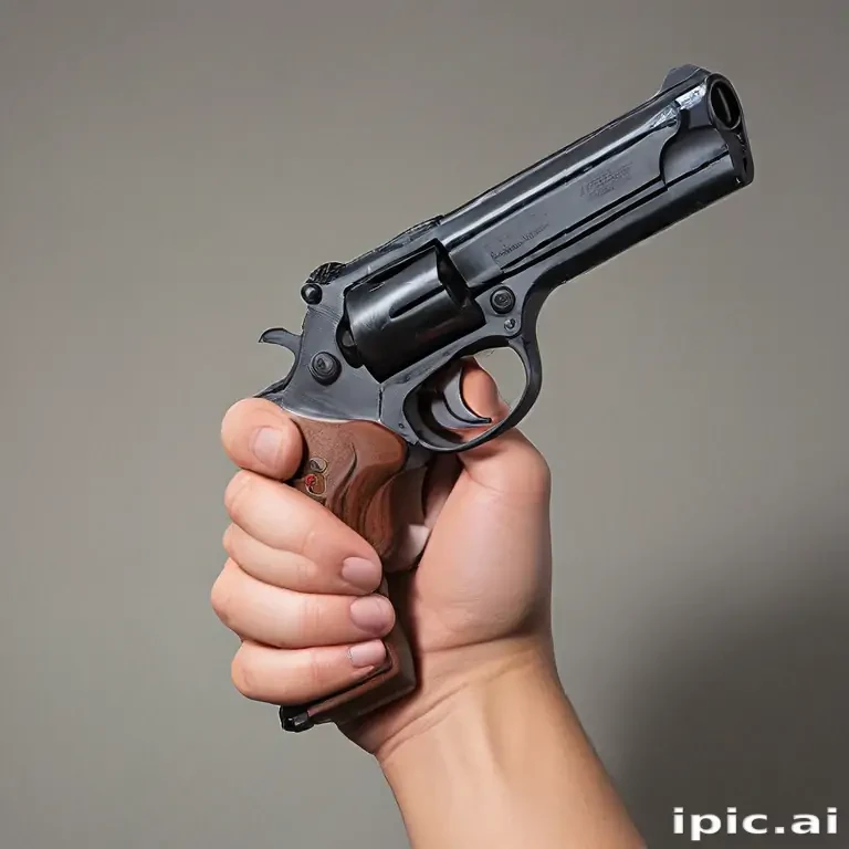 holding gun png