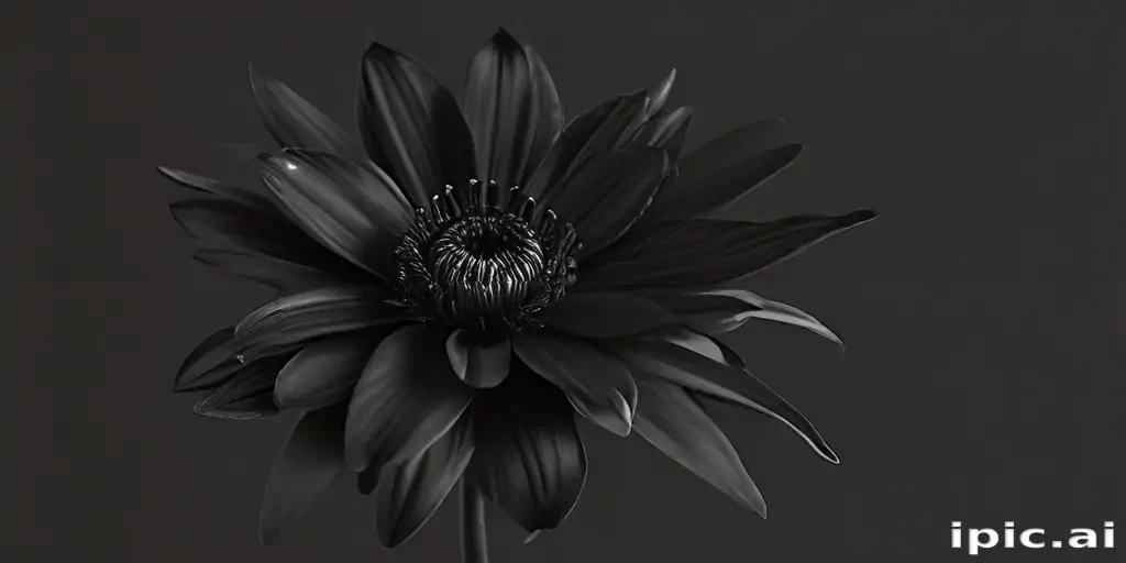 black flower png