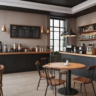 coffee shop mockup