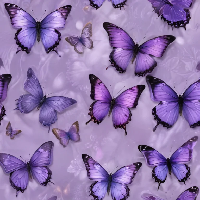 purple butterflies wallpaper