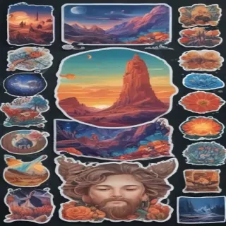 printable sticker aesthetic
