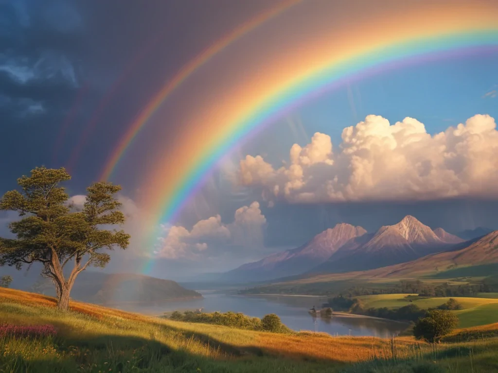 aesthetic rainbow wallpaper
