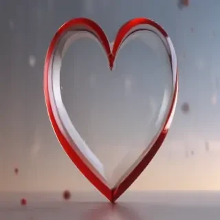 heart outline transparent