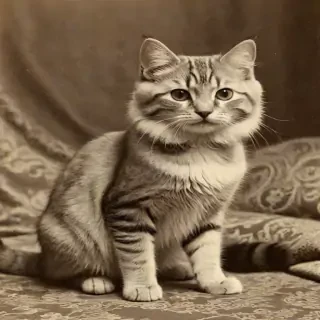 vintage pictures of cats