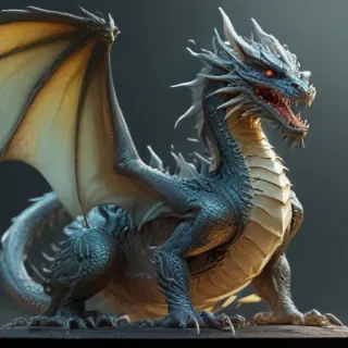 transparent dragon