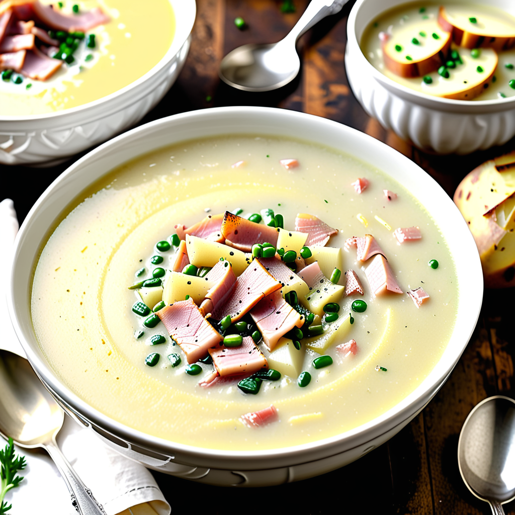 potato leek and ham soup